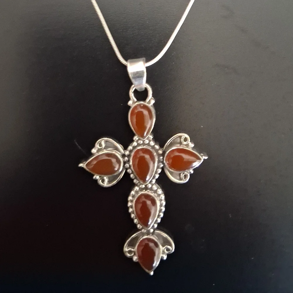 carnelian cross
